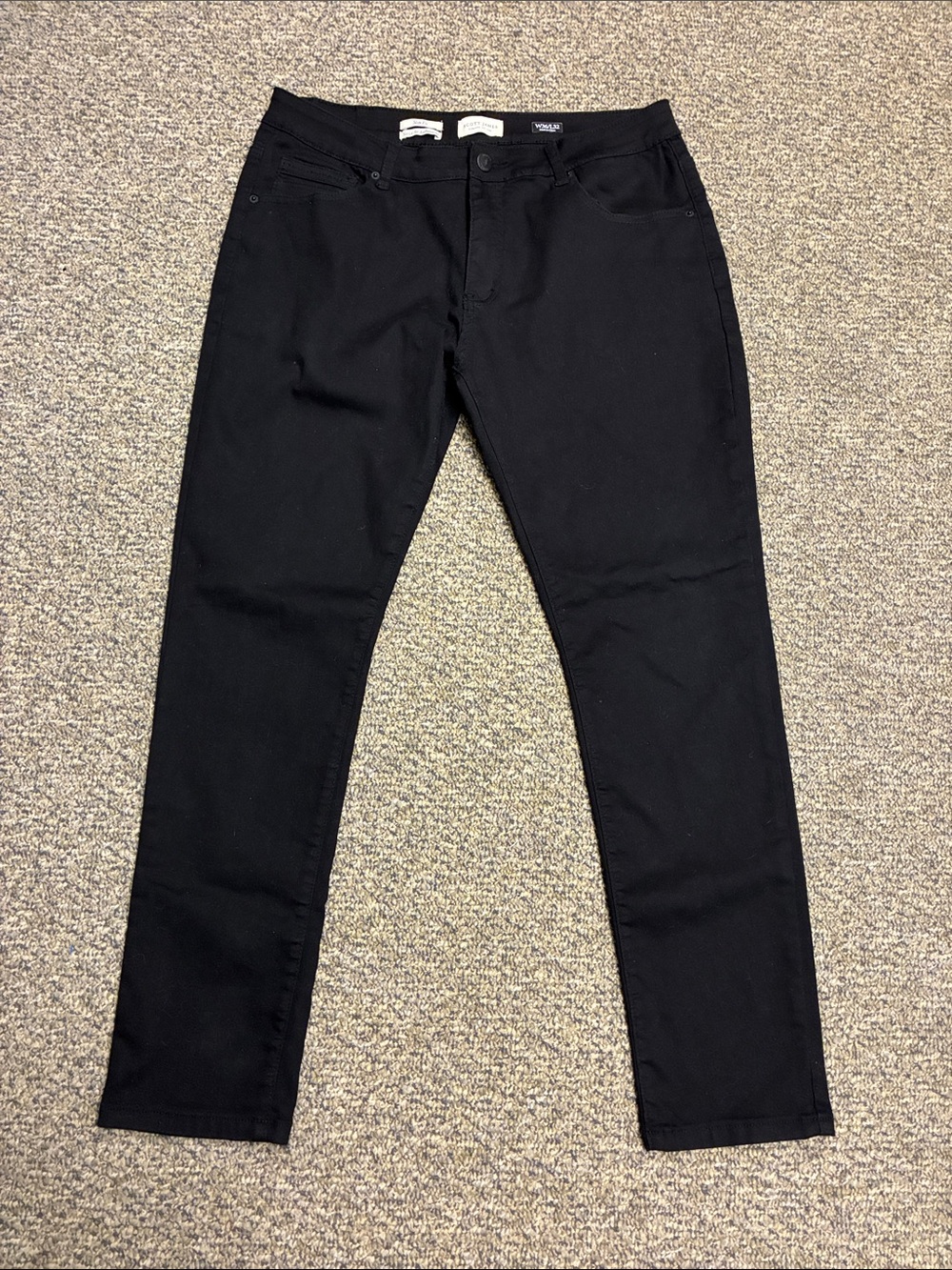 Scott James Slim Straight Black Men's Jeans
